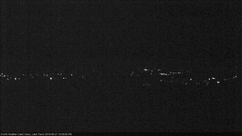 Lake Travis webcam, August 27, 2019 9:40 PM CT