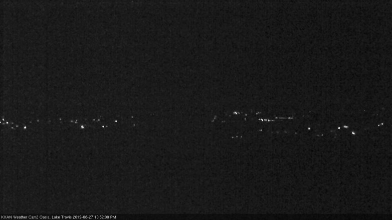 Lake Travis webcam, August 27, 2019 9:55 PM CT