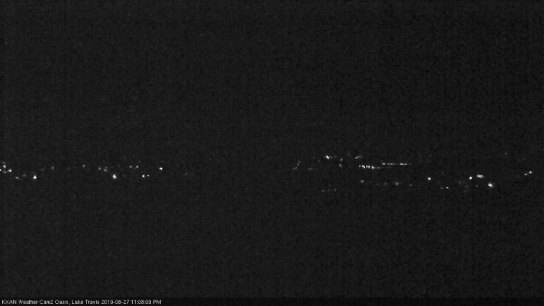 Lake Travis webcam, August 27, 2019 10:10 PM CT