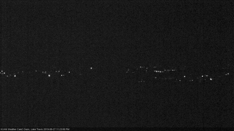 Lake Travis webcam, August 27, 2019 10:25 PM CT