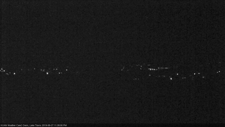 Lake Travis webcam, August 27, 2019 10:40 PM CT