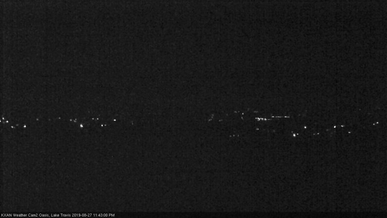 Lake Travis webcam, August 27, 2019 10:45 PM CT
