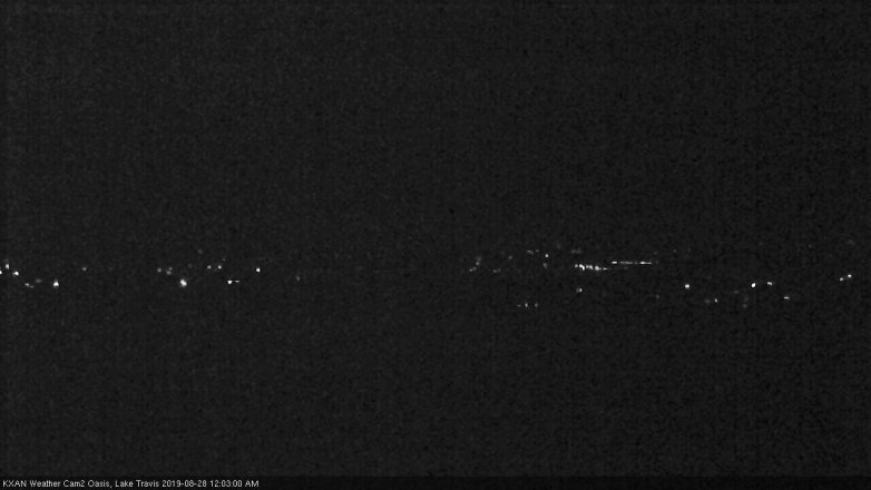 Lake Travis webcam, August 27, 2019 11:05 PM CT