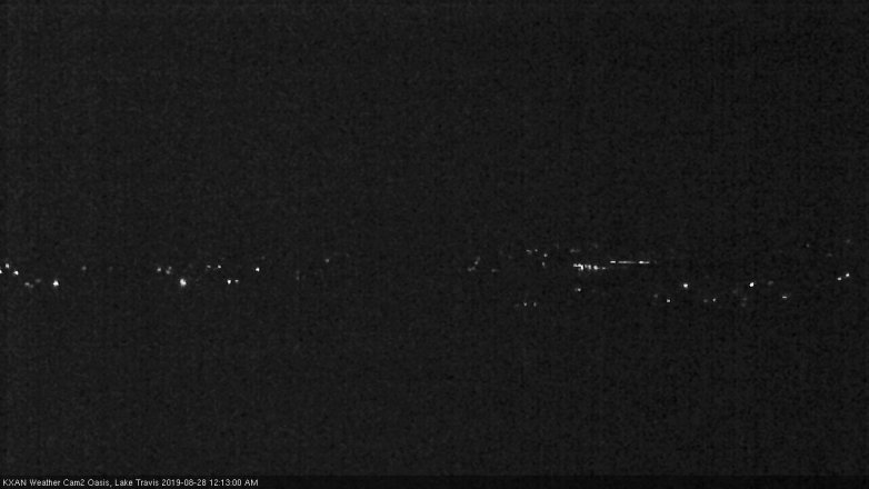 Lake Travis webcam, August 27, 2019 11:15 PM CT