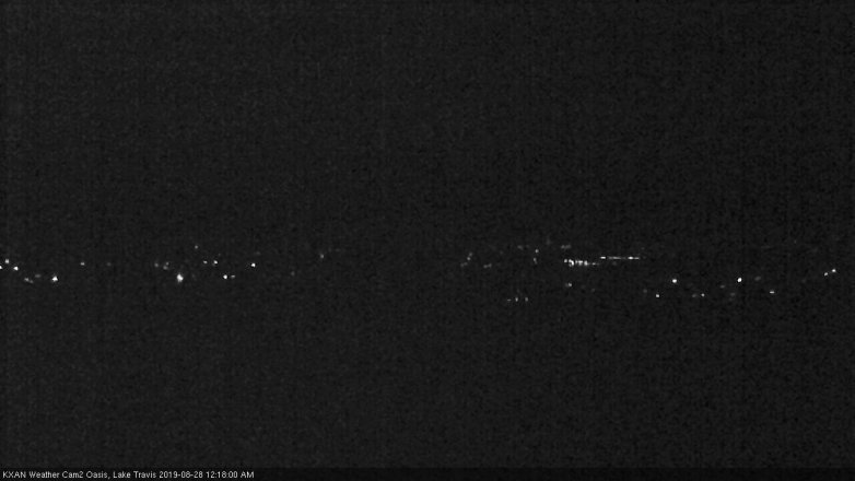Lake Travis webcam, August 27, 2019 11:20 PM CT