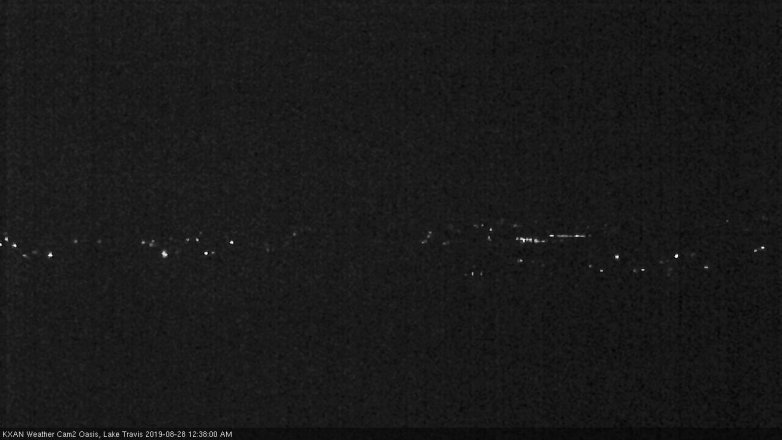 Lake Travis webcam, August 27, 2019 11:40 PM CT