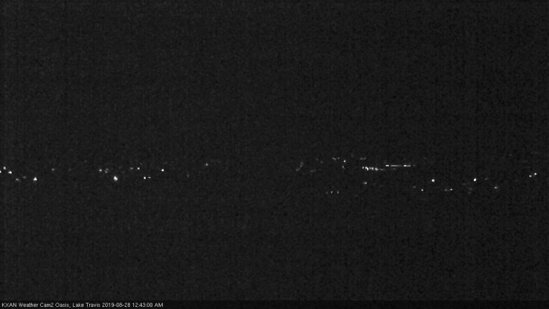Lake Travis webcam, August 27, 2019 11:45 PM CT