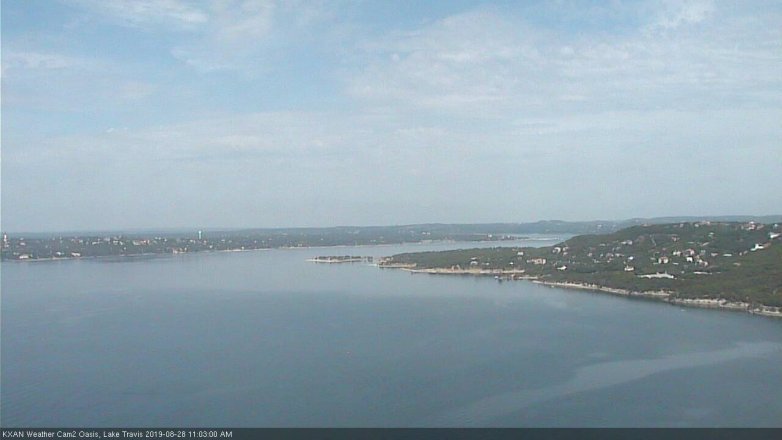 Lake Travis webcam, August 28, 2019 10:05 AM CT