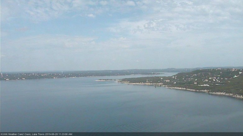 Lake Travis webcam, August 28, 2019 10:25 AM CT