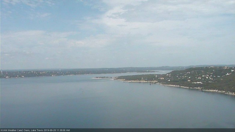 Lake Travis webcam, August 28, 2019 10:40 AM CT