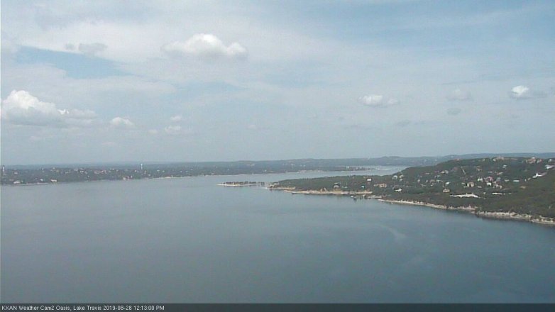 Lake Travis webcam, August 28, 2019 11:15 AM CT