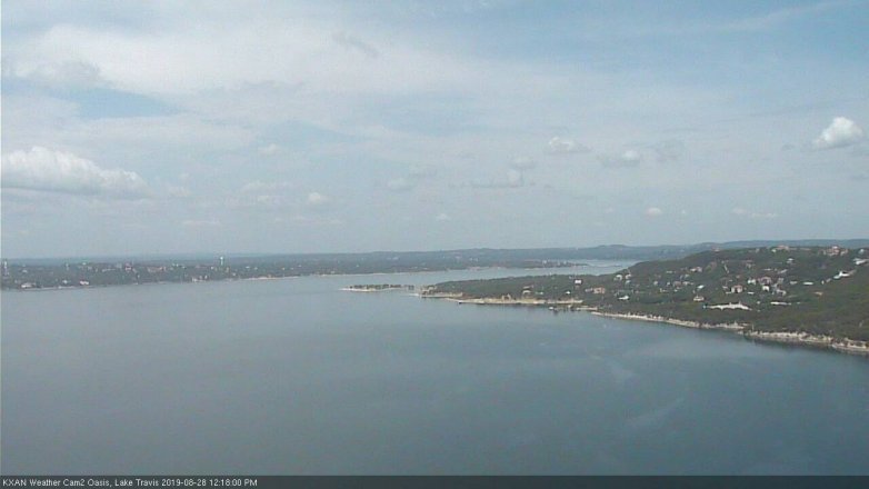 Lake Travis webcam, August 28, 2019 11:20 AM CT