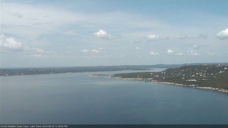 Lake Travis webcam, August 28, 2019 11:40 AM CT