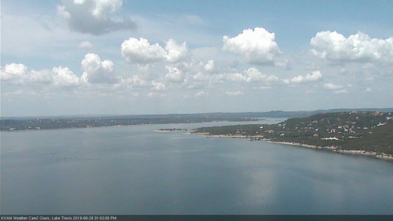 Lake Travis webcam, August 28, 2019 12:05 PM CT