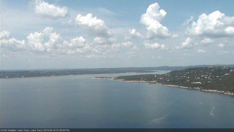 Lake Travis webcam, August 28, 2019 12:10 PM CT