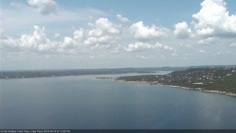 Lake Travis webcam, August 28, 2019 12:15 PM CT
