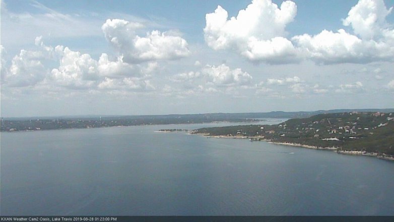 Lake Travis webcam, August 28, 2019 12:25 PM CT