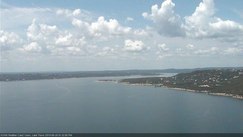 Lake Travis webcam, August 28, 2019 12:35 PM CT