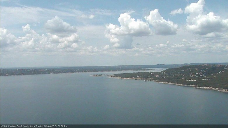 Lake Travis webcam, August 28, 2019 12:40 PM CT