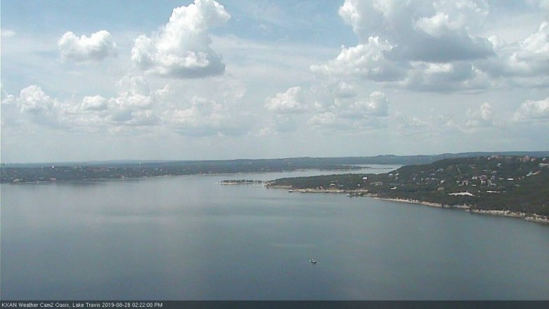 Lake Travis webcam, August 28, 2019 1:25 PM CT