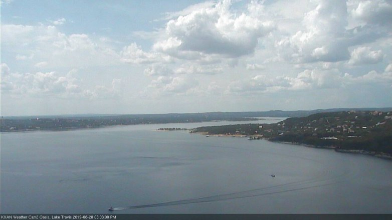 Lake Travis webcam, August 28, 2019 2:05 PM CT