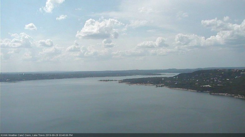 Lake Travis webcam, August 28, 2019 2:50 PM CT