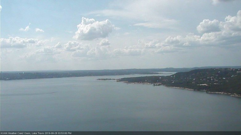 Lake Travis webcam, August 28, 2019 2:55 PM CT
