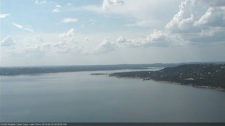 Lake Travis webcam, August 28, 2019 3:10 PM CT