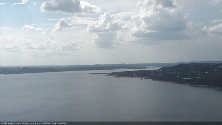 Lake Travis webcam, August 28, 2019 3:35 PM CT