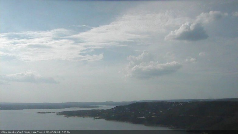 Lake Travis webcam, August 28, 2019 4:15 PM CT