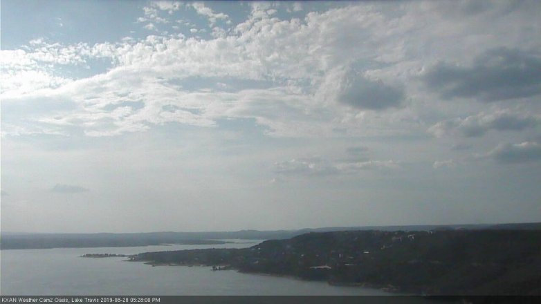 Lake Travis webcam, August 28, 2019 4:30 PM CT
