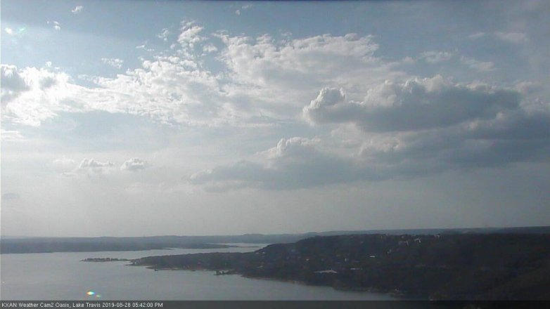 Lake Travis webcam, August 28, 2019 4:45 PM CT