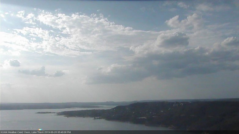 Lake Travis webcam, August 28, 2019 4:50 PM CT