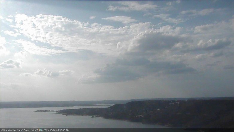 Lake Travis webcam, August 28, 2019 4:55 PM CT
