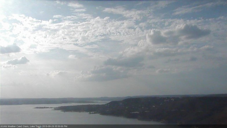 Lake Travis webcam, August 28, 2019 5:00 PM CT