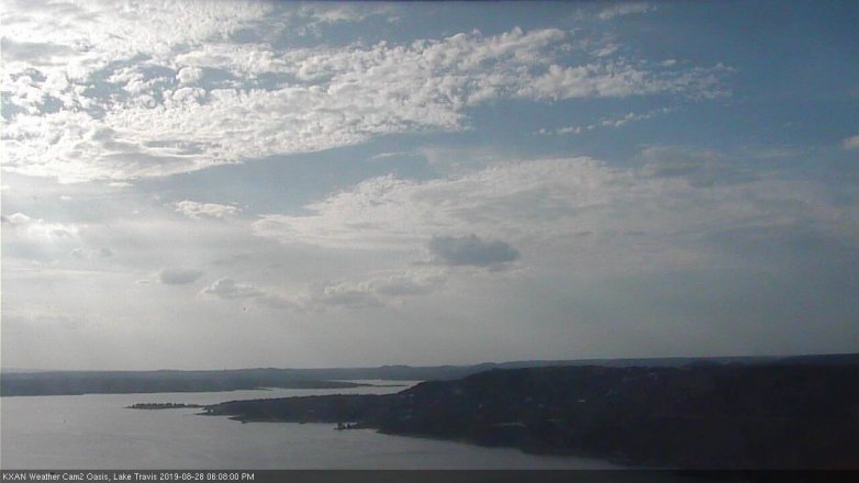 Lake Travis webcam, August 28, 2019 5:10 PM CT