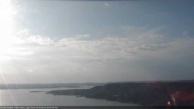 Lake Travis webcam, August 28, 2019 5:30 PM CT
