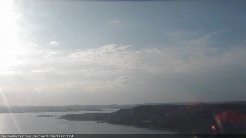 Lake Travis webcam, August 28, 2019 5:35 PM CT