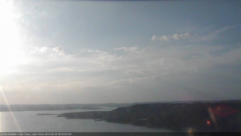 Lake Travis webcam, August 28, 2019 5:40 PM CT