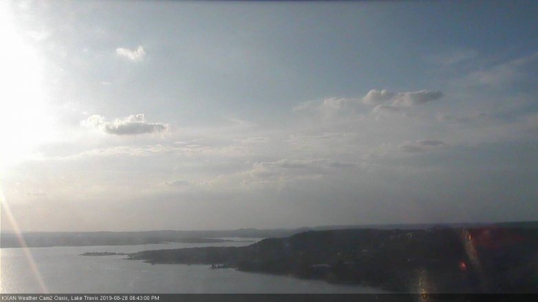 Lake Travis webcam, August 28, 2019 5:45 PM CT