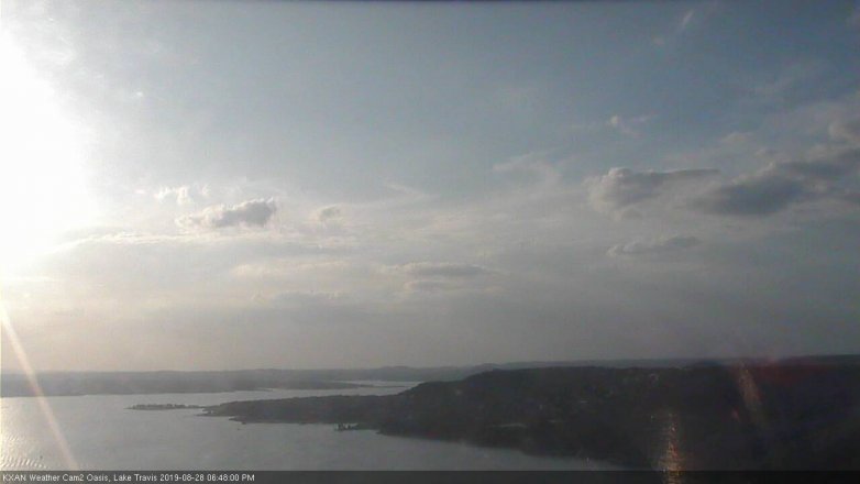 Lake Travis webcam, August 28, 2019 5:50 PM CT