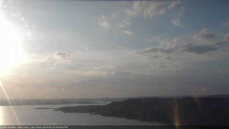 Lake Travis webcam, August 28, 2019 6:00 PM CT