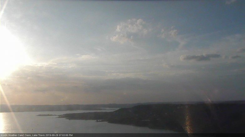 Lake Travis webcam, August 28, 2019 6:05 PM CT