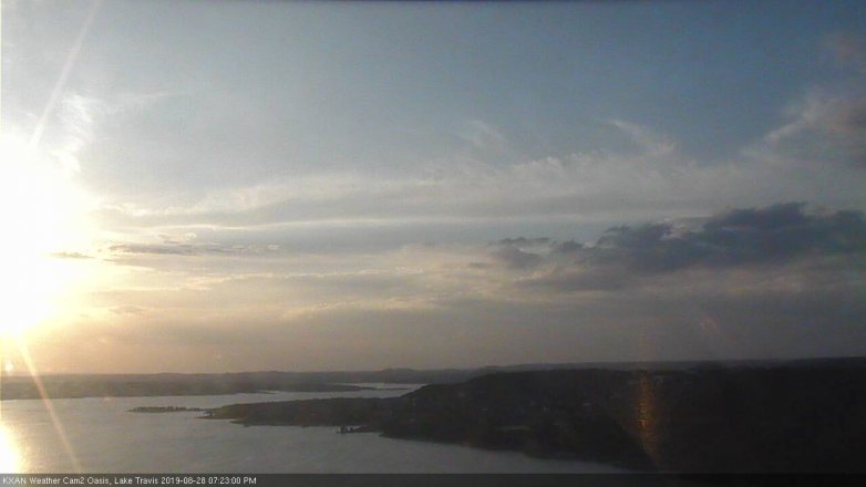 Lake Travis webcam, August 28, 2019 6:25 PM CT