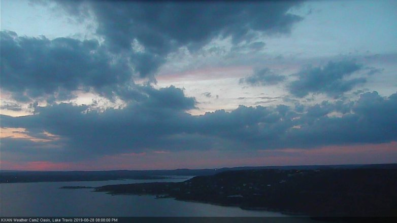 Lake Travis webcam, August 28, 2019 7:10 PM CT