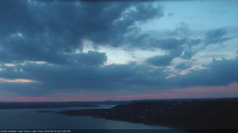 Lake Travis webcam, August 28, 2019 7:15 PM CT