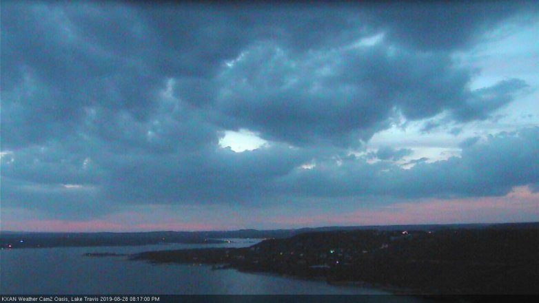 Lake Travis webcam, August 28, 2019 7:20 PM CT