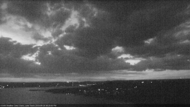 Lake Travis webcam, August 28, 2019 7:30 PM CT