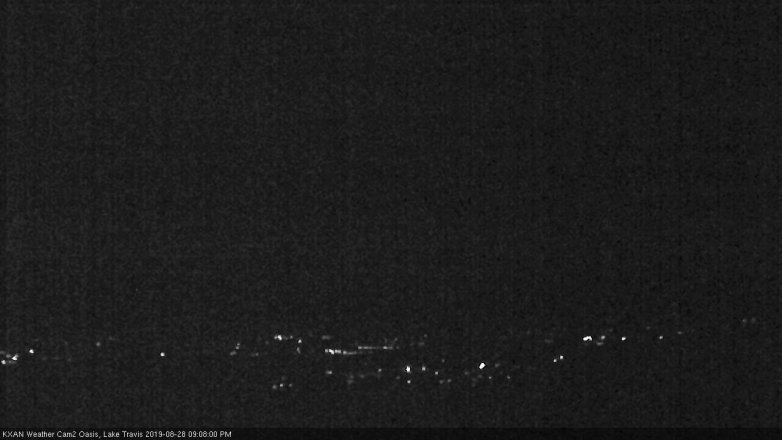 Lake Travis webcam, August 28, 2019 8:10 PM CT