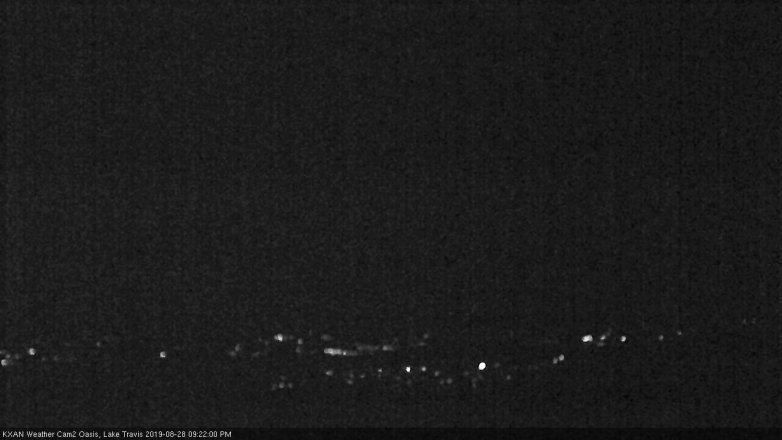 Lake Travis webcam, August 28, 2019 8:25 PM CT
